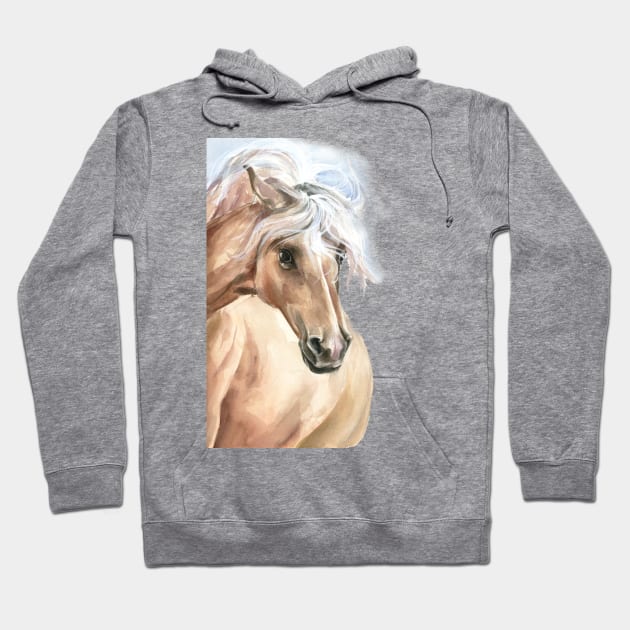 Horse Hoodie by Kira Balan